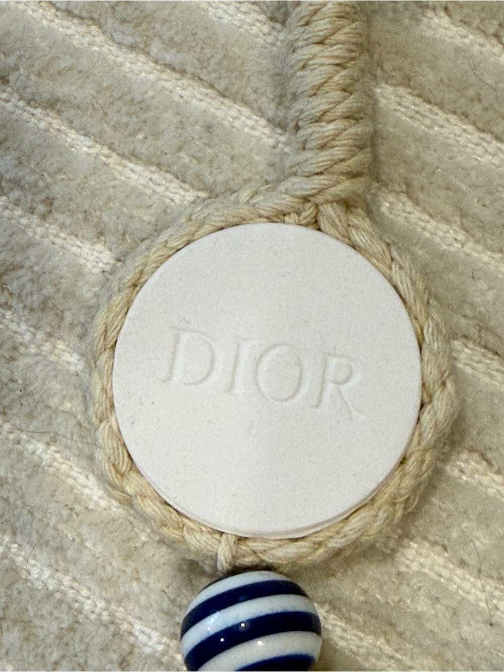 Authentic Christian Dior Perfumable Ceramic Bag Charm VIP Gift - NEW - Picture 3 of 6